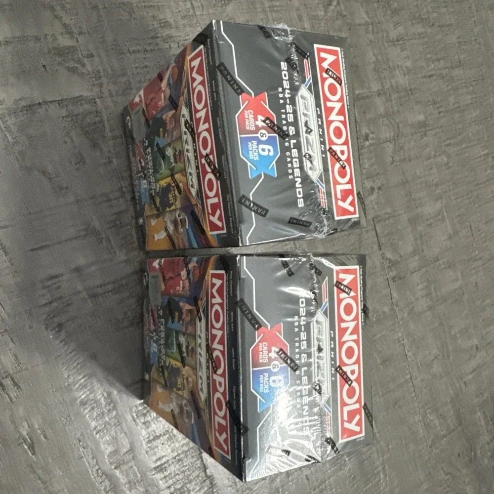 (2) Monopoly Panini Prizm NBA 2024-25 Booster Boxes Sealed Lot Target Release